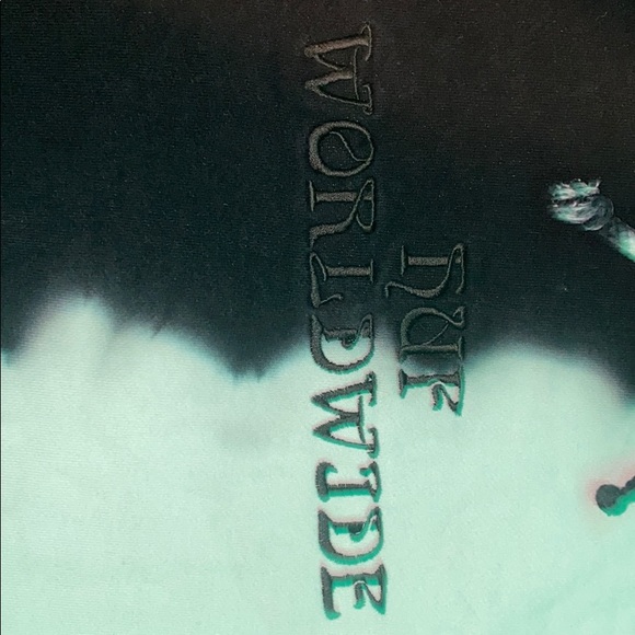 Huf worldwide black and white hoodie - Picture 2 of 2